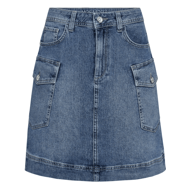 Mos Mosh Nederdel - MMJacklyn Olesen Skirt - Blue