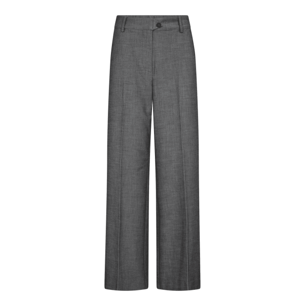 Co'couture Bukser - JackyCC Wide Pant - Mid Grey