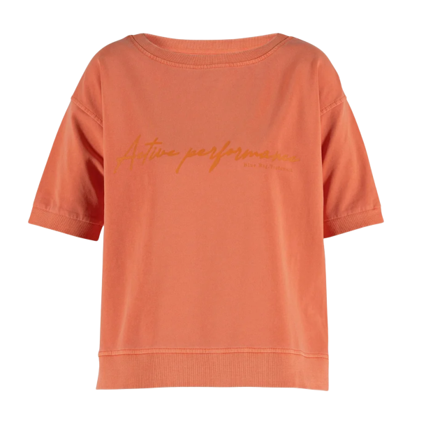 Blue Sportswear Bluse - Jade Blouse - Dusty Orange