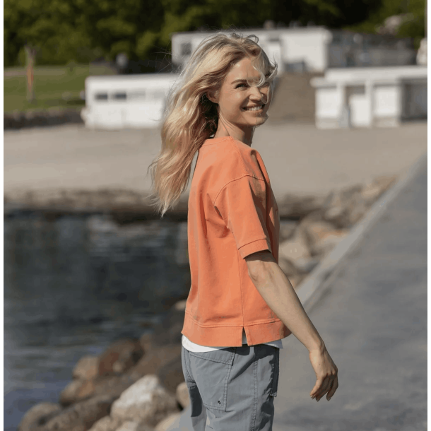 Blue Sportswear Bluse - Jade Blouse - Dusty Orange