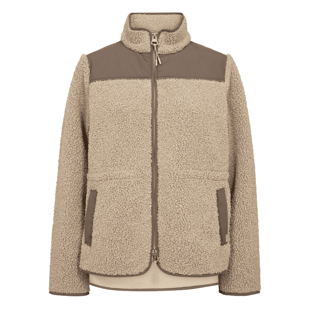 Mos Mosh Jakke - MMElisa Eli Teddy Jacket - Feather Gray