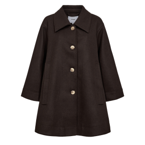 Nümph Jakke - NuKimberly Coat - Black Coffee