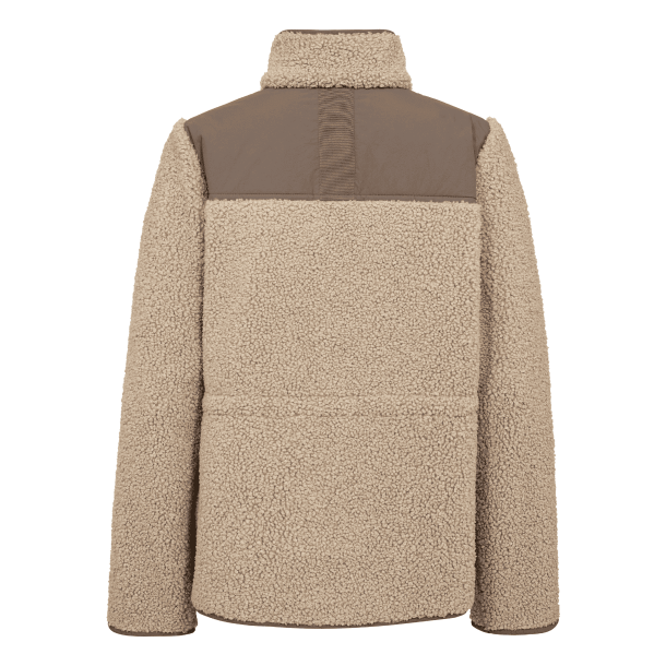 Mos Mosh Jakke - MMElisa Eli Teddy Jacket - Feather Gray