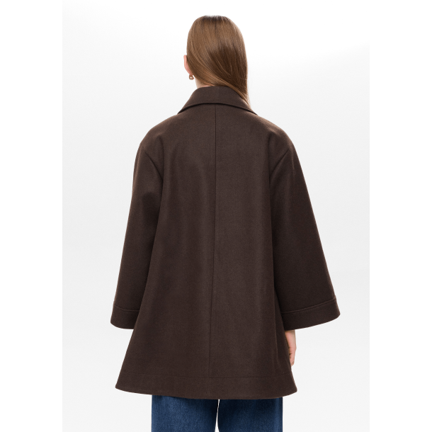 Nümph Jakke - NuKimberly Coat - Black Coffee