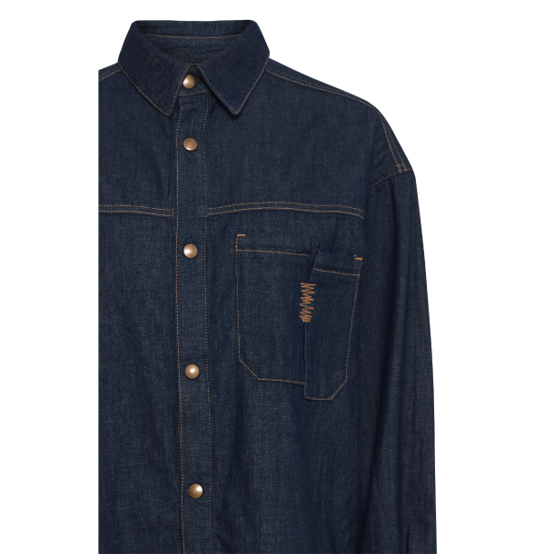 Ball Skjorte - BaFilippo Denim Shirt - Rinse Wash