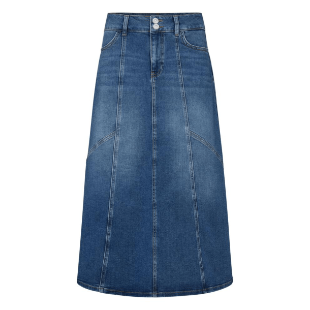 Mos Mosh Nederdel - MMJanet Shane Skirt - Blue