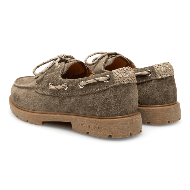 Woden Shoe The Bear Sko - Johanne Suede - Silver Mink