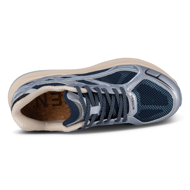 Woden Sneakers - Josephine - Ice Blue/Navy