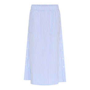 La Rouge Nederdel - Josephine Skirt - Red/Blue Stripe