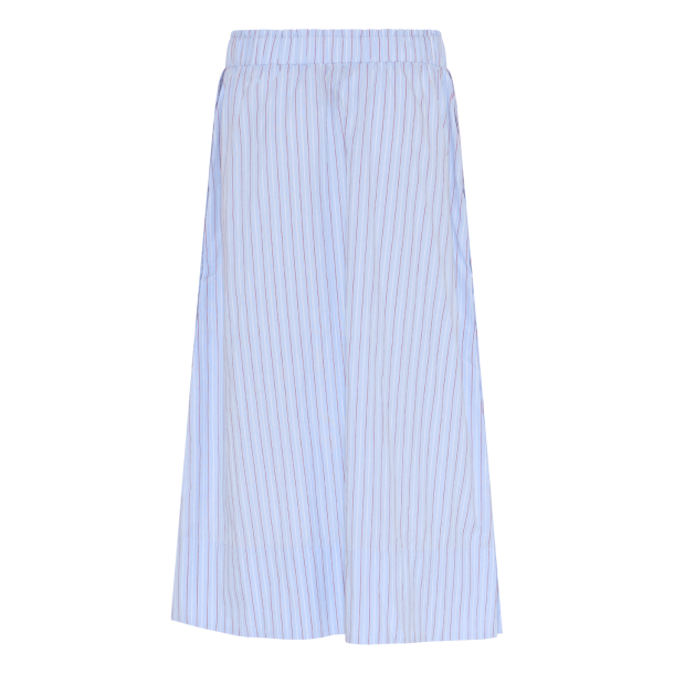 La Rouge Nederdel - Josephine Skirt - Red/Blue Stripe