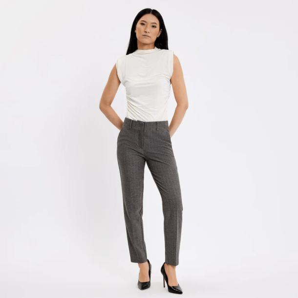 Five Units Bukser - JuliaFV - Cool Taupe Melange