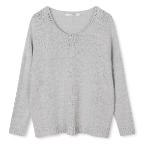 SibinLinnebjerg Strik - Juliet - Light Solid Grey