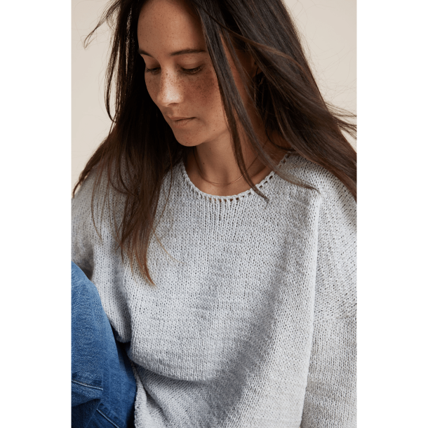 SibinLinnebjerg Strik - Juliet - Light Solid Grey