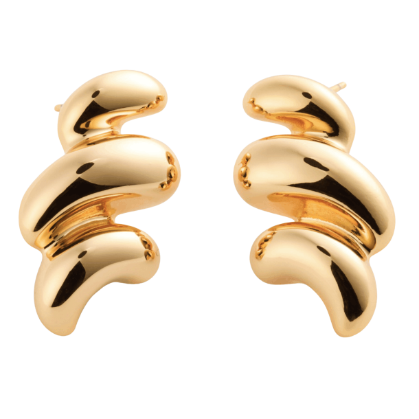 Sparv �reringe - Just Because Earrings - Forgyldt