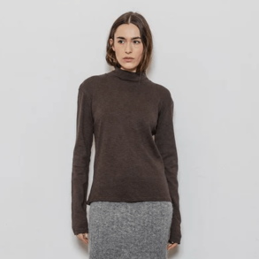 Project AJ117 Bluse - Katie - Soil