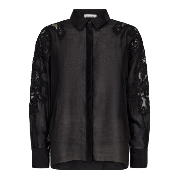 Co'couture Skjorte - KawaCC Embroidery Shirt - Black