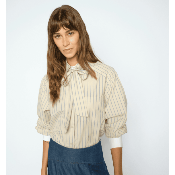Mos Mosh Skjorte - MMKeeva Lilou Shirt - Oxford Tan