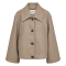 N�mph Jakke - NuKimma Short Jacket - Sesame Melange