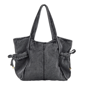 Becksöndergaard Taske - Washed Denim Laurel Bag - Stonewash Grey