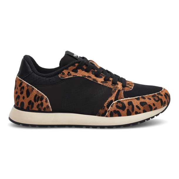 Woden Sneakers - Ronja Cowhair - Leopard/Black