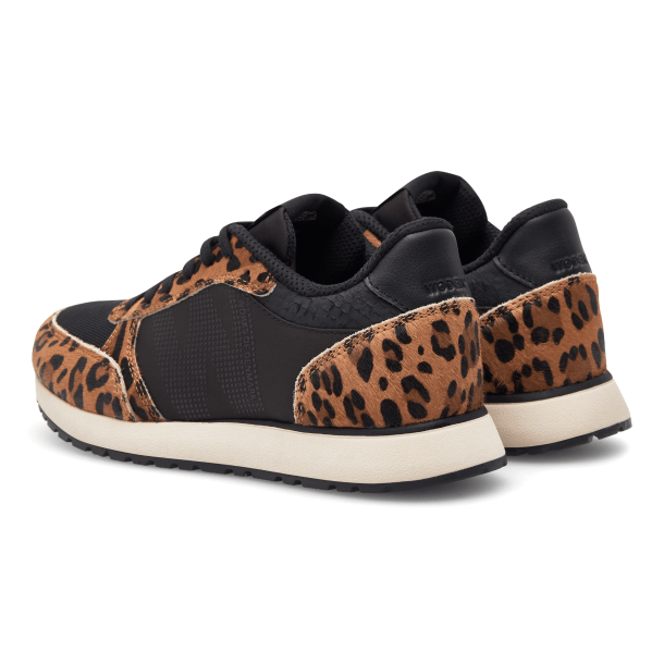 Woden Sneakers - Ronja Cowhair - Leopard/Black