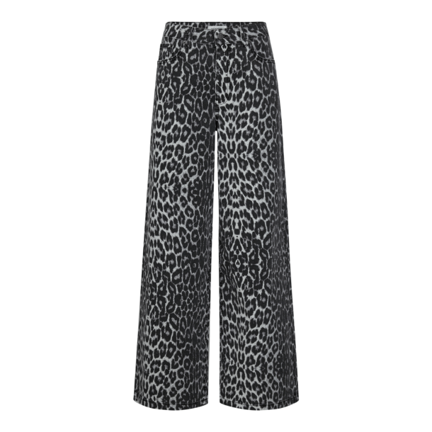 Co'couture Bukser - LeoCC Wide Pant - Dark Grey