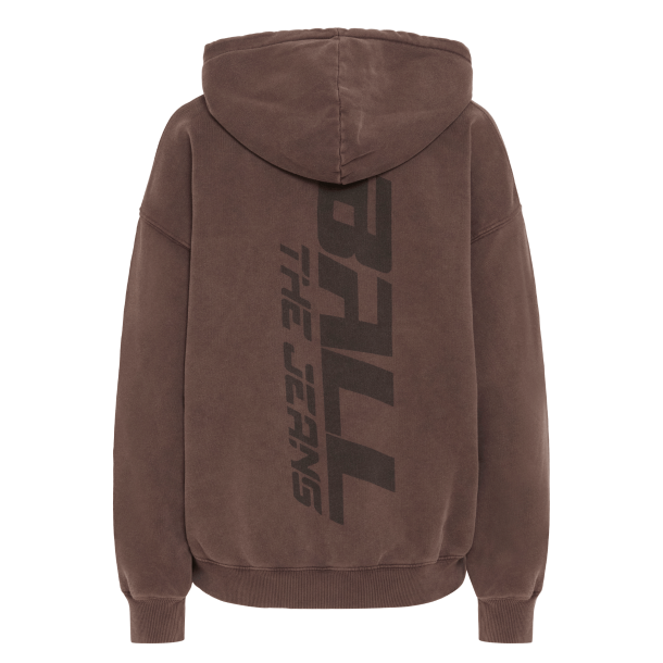 Ball Sweatshirt - BaLeoni Hoodie - Coffee Bean