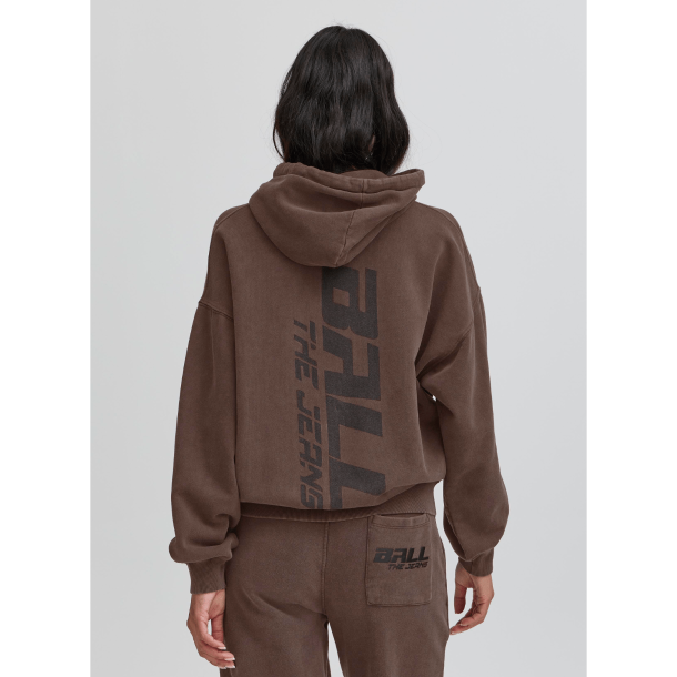 Ball Sweatshirt - BaLeoni Hoodie - Coffee Bean