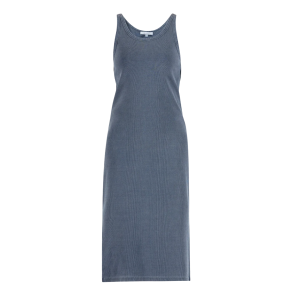 Blue Sportswear Kjole - Liana Denim Rib Tank Dress - Denim Blue