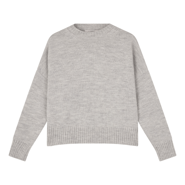 SibinLinnebjerg Strik - Lillie - Light Melange Grey