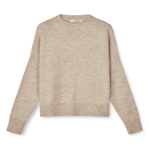 SibinLinnebjerg Strik - Lillie - Light Melange Sand