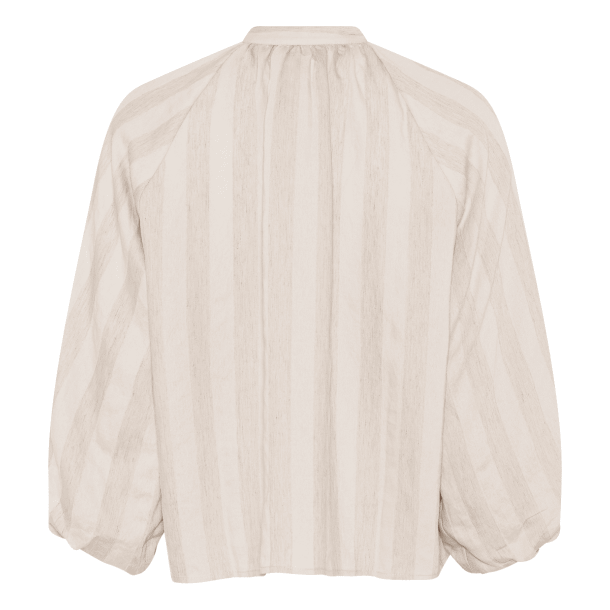 La Rouge Skjorte - Line Shirt - Sand Melange