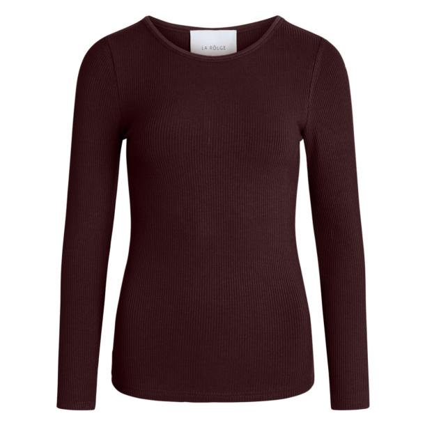 La Rouge T-Shirt - Lisa L/S T-Shirt - Aubergine