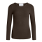 La Rouge T-Shirt - Lisa L/S T-Shirt - Dark Brown