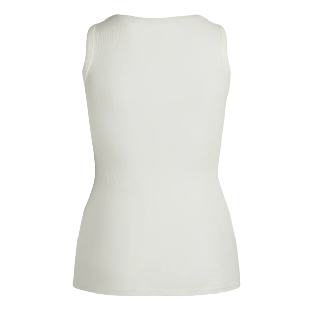 La Rouge Top - Lisa Singlet - White