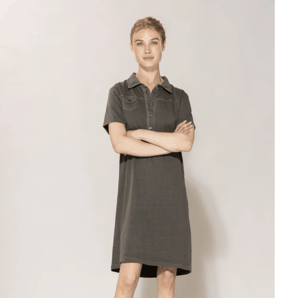Blue Sportswear Kjole - Louise Polo Dress - Coffee