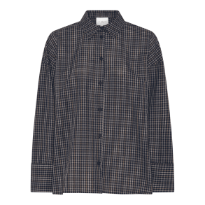 La Rouge Skjorte - Louise Shirt - Navy Checks