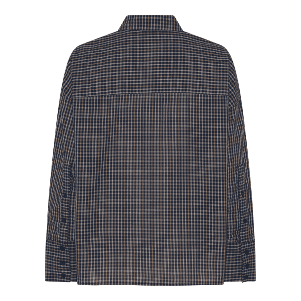 La Rouge Skjorte - Louise Shirt - Navy Checks