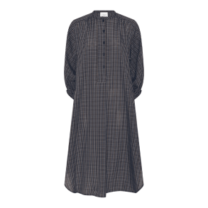 La Rouge Kjole - Louise Shirt Dress - Navy Checks