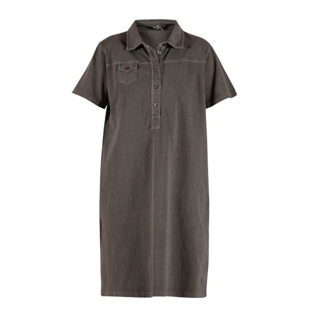 Blue Sportswear Kjole - Louise Polo Dress - Coffee