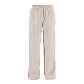 Blue Sportswear Bukser - Luca Linen Trousers - Chalk Melange