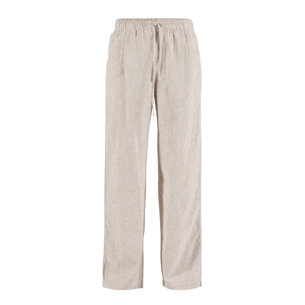 Blue Sportswear Bukser - Luca Linen Trousers - Chalk Melange