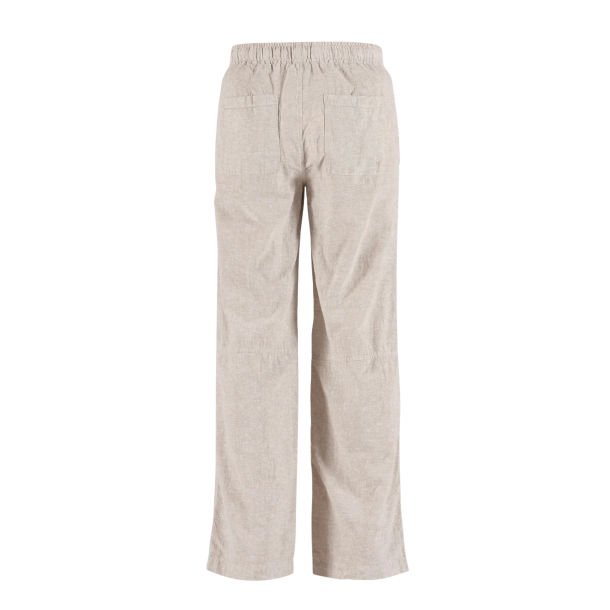 Blue Sportswear Bukser - Luca Linen Trousers - Chalk Melange
