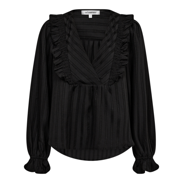 Co'couture Skjorte - LuluCC Smock Blouse - Black