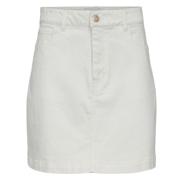Nmph Nederdel - NuLulu Short Skirt - Bright White