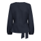 Co'couture Top - LunaCC Tie Blouse - Navy