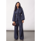 Co'couture Top - LunaCC Tie Blouse - Navy