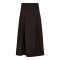 Co'couture Nederdel - LunaCC Pocket Pleat Skirt - Dark Brown