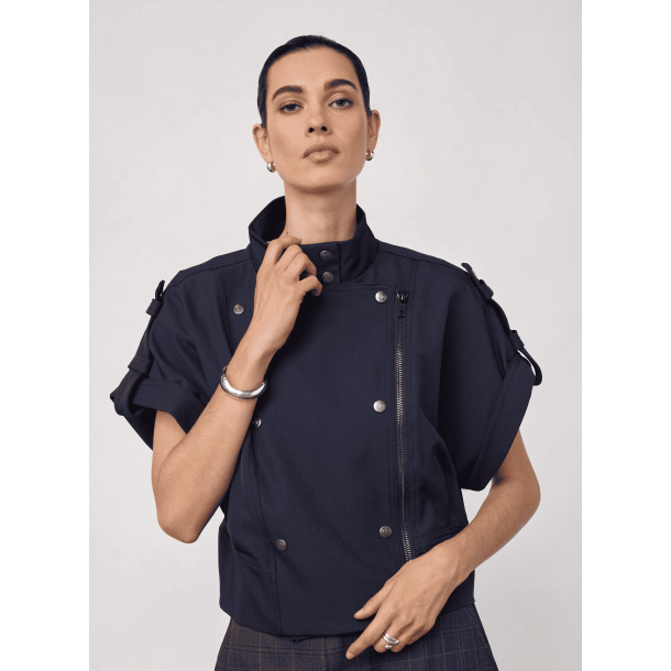 Co'couture Vest - LunaCC Vest - Navy