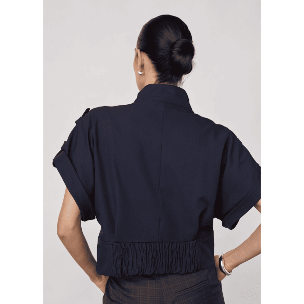 Co'couture Vest - LunaCC Vest - Navy